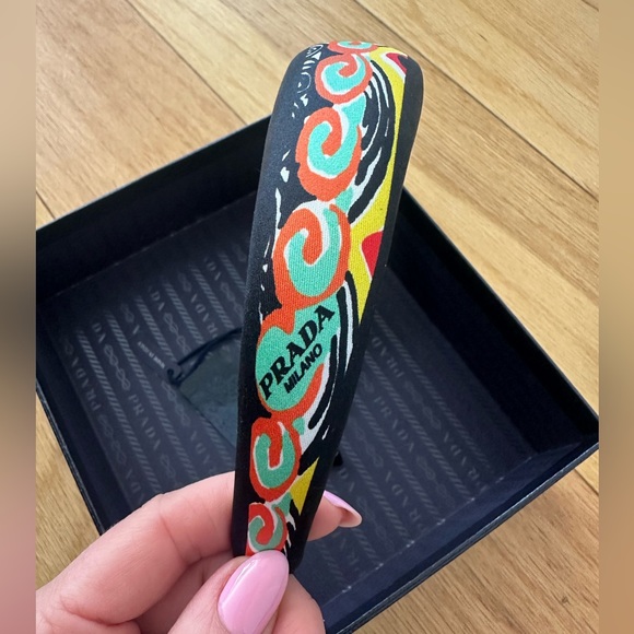 Prada Vibrant Patterned Hairband - Picture 6 of 11
